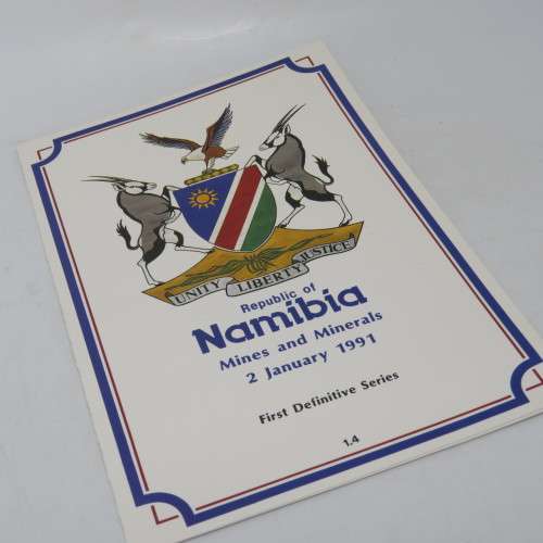 South West Africa and Namibia 1989 and 1991 - Last SWA and First Namibia definitive series sets