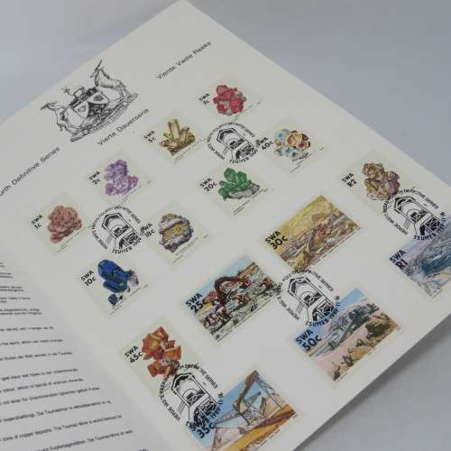 South West Africa and Namibia 1989 and 1991 - Last SWA and First Namibia definitive series sets