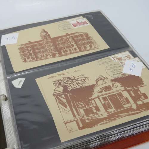 Album with 115 South Africa postcards (maxi cards)