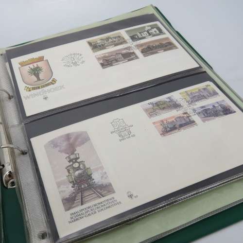 Album with 19 South West Africa First day covers and 4 x 1980 definitive issue sets