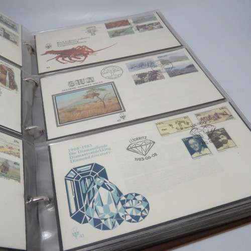 South West Africa First day cover album with various Philatelic items