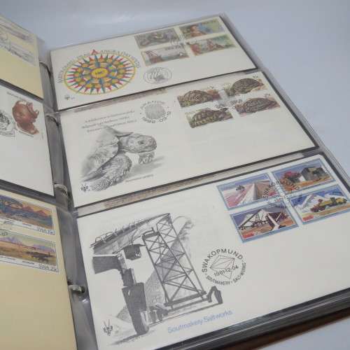 South West Africa First day cover album with various Philatelic items
