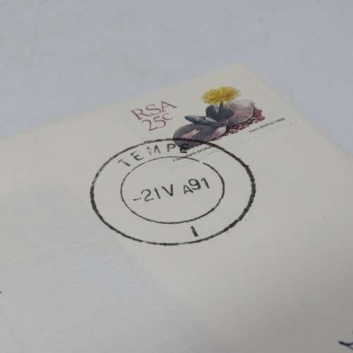 First day cover - 25 Years School of Armour - Cancelled in Tempe - Signed by col HT Heinze