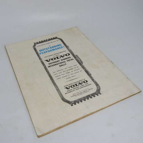 Kyalami Rand Springs Motor races Official programme - 7 October 1967 - Small burned hole on page 7