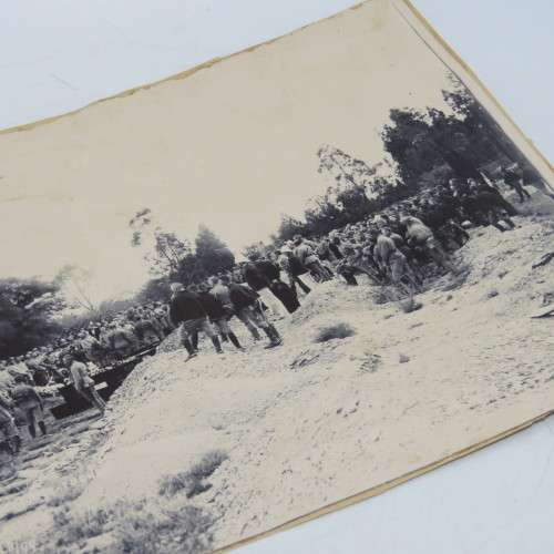 Photo of the funeral of Lieut-col Scott Turner and 19 officers and men killed in Kimberley