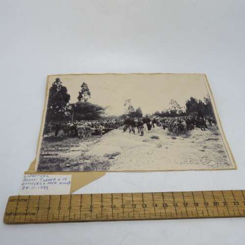 Photo of the funeral of Lieut-col Scott Turner and 19 officers and men killed in Kimberley
