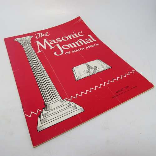 Masonic Journal of South Africa - August 1959