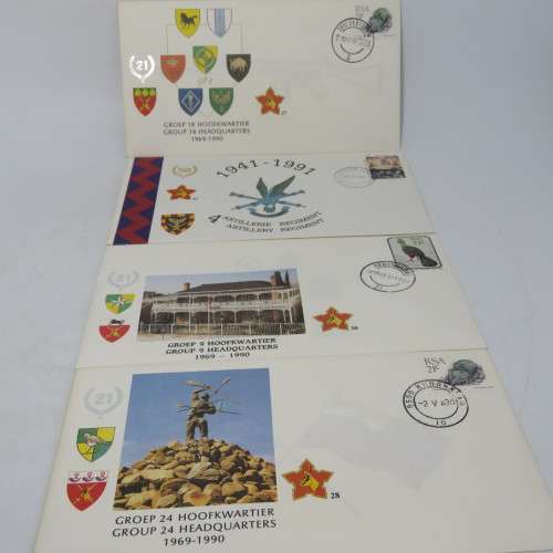 Lot of 15 SADF First day covers - Unaddressed / Unsigned