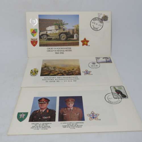 Lot of 15 SADF First day covers - Unaddressed / Unsigned