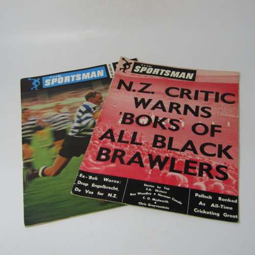The South African Sportsman magazine 10 issues - April 1965 to June 1968 - Scarce - sold as a lot