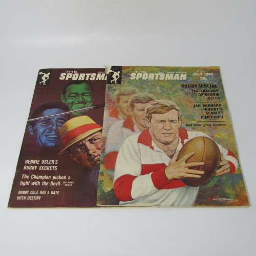The South African Sportsman magazine 10 issues - April 1965 to June 1968 - Scarce - sold as a lot