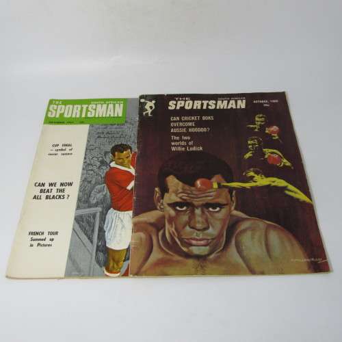 The South African Sportsman magazine 10 issues - April 1965 to June 1968 - Scarce - sold as a lot