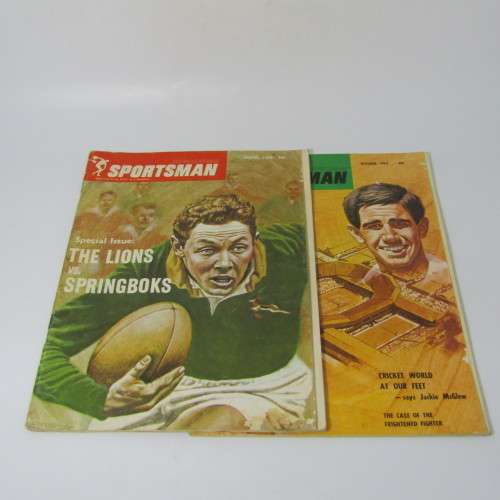 The South African Sportsman magazine 10 issues - April 1965 to June 1968 - Scarce - sold as a lot