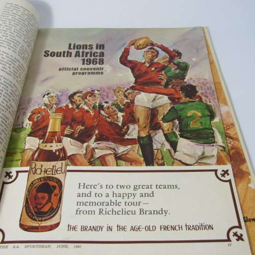 The South African Sportsman magazine 10 issues - April 1965 to June 1968 - Scarce - sold as a lot