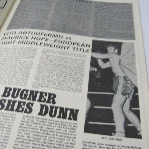 Knockout Magazine Boxing South Africa 1976 - Lot of 9 magazines