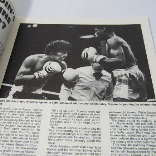 Boxing World Magazine - Lot of 38 magazines from August 1989 to July 1993 - some issues missing