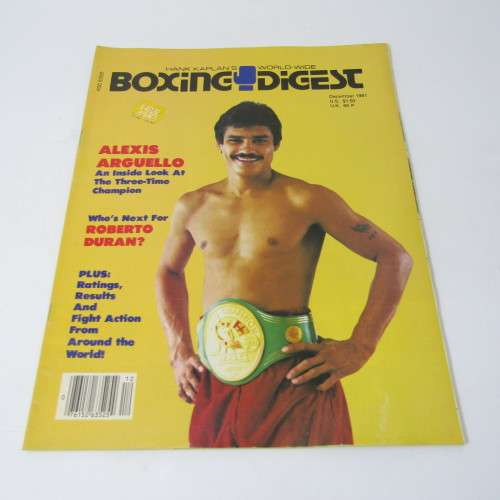 Boxing Digest - 9 copies from 1980/81 Roberto Duran,  Sugar Ray Leonard,  Weaver vs Coetzee etc