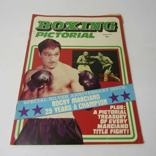 Boxing Pictorial Magazine - Lot of 7 magazines in the 1976/77 period