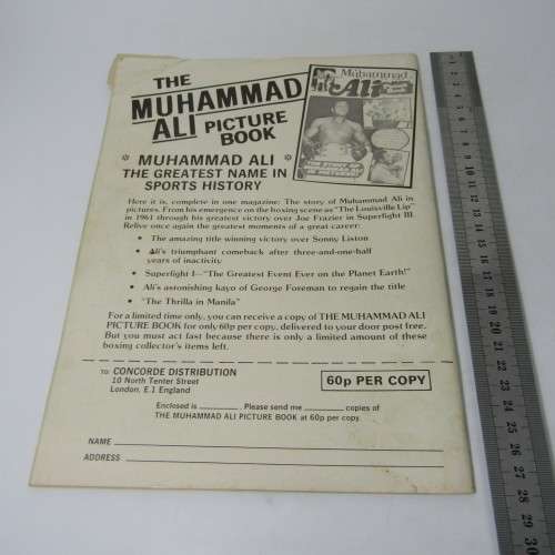 Boxing Pictorial Magazine - Lot of 7 magazines in the 1976/77 period
