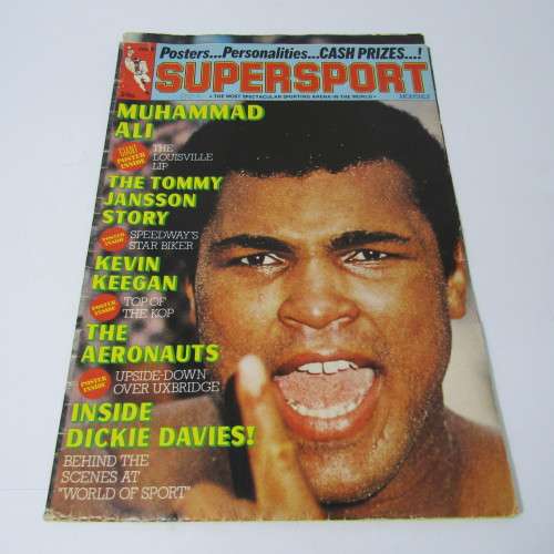 Supersport No.4 - Posters Muhammad ALI (Boxing) Tommy Jansson, Kevin Keegan - 41 x 58.5cm