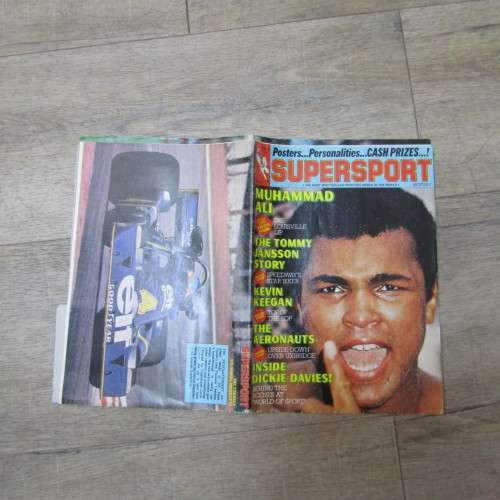 Supersport No.4 - Posters Muhammad ALI (Boxing) Tommy Jansson, Kevin Keegan - 41 x 58.5cm