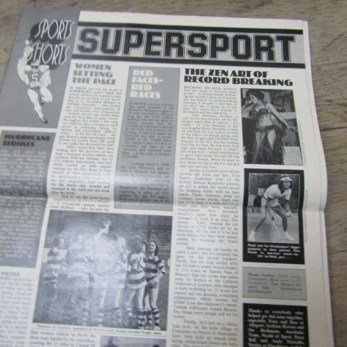 Supersport No.4 - Posters Muhammad ALI (Boxing) Tommy Jansson, Kevin Keegan - 41 x 58.5cm