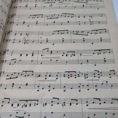 Sheet Music - Antique - The Cake Walk by Leslie Stuart - Signed Copy - 1898