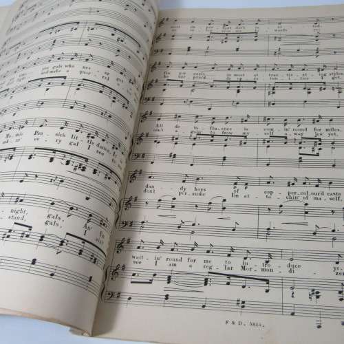 Sheet Music - Antique - The Cake Walk by Leslie Stuart - Signed Copy - 1898