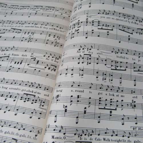 Sheet Music - Antique - The Cake Walk by Leslie Stuart - Signed Copy - 1898
