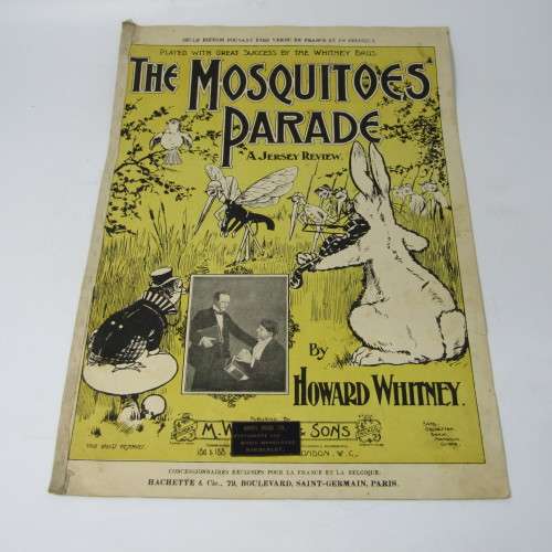 Sheet Music - Antique The Mosquitoes Parade by Howard Whitney - 1900
