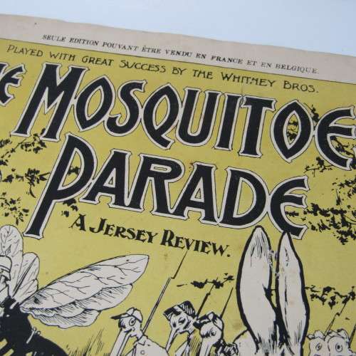 Sheet Music - Antique The Mosquitoes Parade by Howard Whitney - 1900