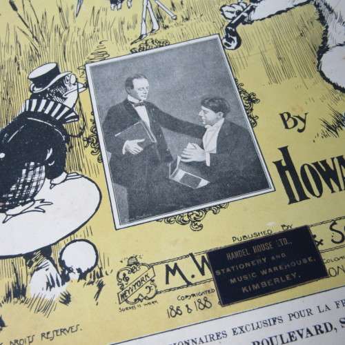Sheet Music - Antique The Mosquitoes Parade by Howard Whitney - 1900