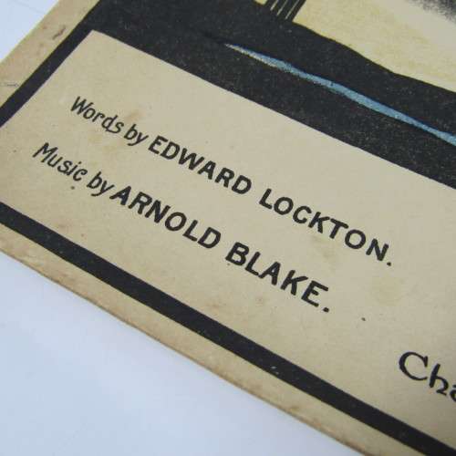 Sheet Music - Antique - On the other side of Big Black Cloud by Edward Lockton and Arnold Blake