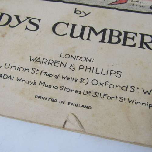 Antique Sheet music - Fairy Tales told in music- No.6 Snow White by Gladys Cumberland