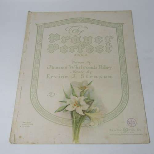 Lot of 12 antique Sheet Music pieces - all older than 100 years