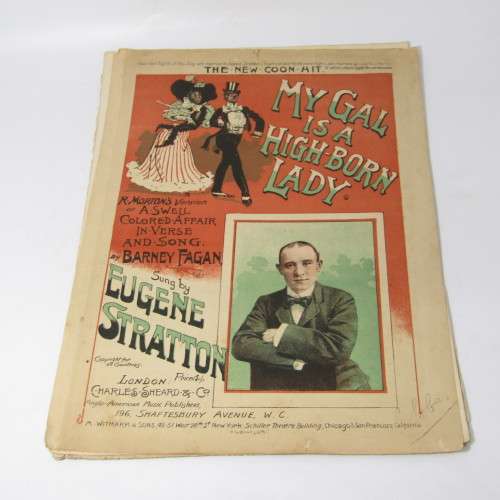 Lot of 12 antique Sheet Music pieces - all older than 100 years