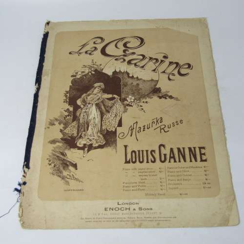 Lot of 12 antique Sheet Music pieces - all older than 100 years