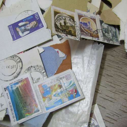 Batch of more than 1kg of stamps on cover or piece - hundreds of items - unresearched
