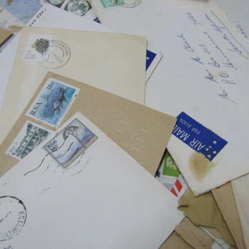 Batch of more than 1kg of stamps on cover or piece - hundreds of items - unresearched