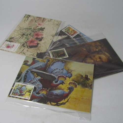 24 packets of 4 collectors postcards as issued - South Africa and Homelands