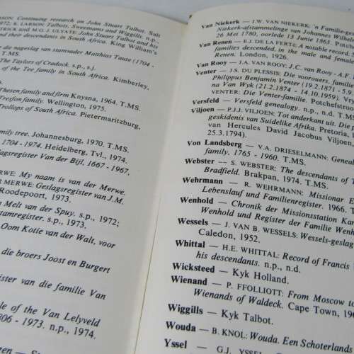 Handleiding vir Genealogiese navorsing in Suid-Afrika - R.T.J Lombard - 1977 edition