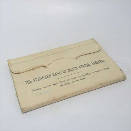 Vintage Standard Bank of South Africa Customer account record booklet