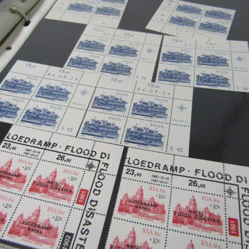 South Africa over 350 control blocks of the 3rd, 4th, 5th and 6th definitive series plus some extras