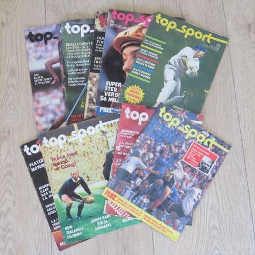 Lot of 12 Top Sport magazines dated between April 1975 and March 1979