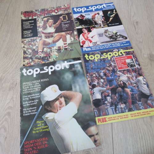 Lot of 12 Top Sport magazines dated between April 1975 and March 1979