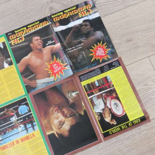 Vintage Muhammad Ali Boxing Special Poster with Life size portrait - Size 83 x 60 cm