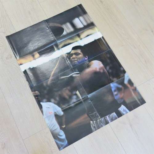Vintage Muhammad Ali Boxing Special Poster with Life size portrait - Size 83 x 60 cm