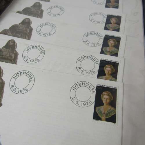 Album with 116 First Day Cover and other items - many duplicates