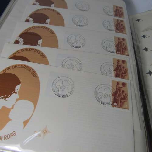 Album with 116 First Day Cover and other items - many duplicates