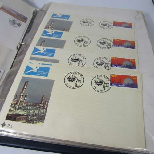 Album with 116 First Day Cover and other items - many duplicates